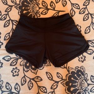 Black lululemon shorts